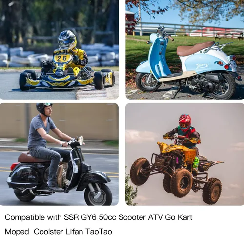 Miniatura 5 de GREHUA Línea de combustible para Dirt Bike con filtro compatible con GY6 50 cc 90 cc 110 cc 150 cc 139QMB 157QMJ Taotao SSR Trailmaster 150 XRS Go