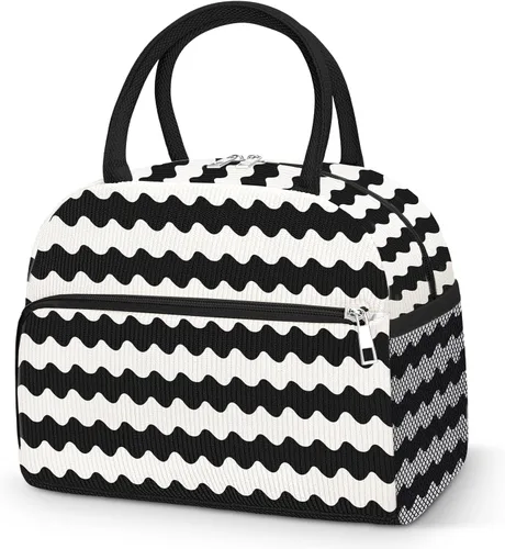 Miniatura 17 de Coobiiya Lonchera térmica de 12 litros para mujeres y hombres, lonchera de pana reutilizable, lonchera de gran capacidad con forro resistente a fugas
