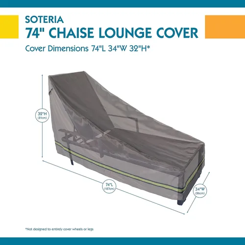Miniatura 9 de DUCKCOVERS Soteria - Funda impermeable para tumbona de patio de 74 pulgadas, para exteriores