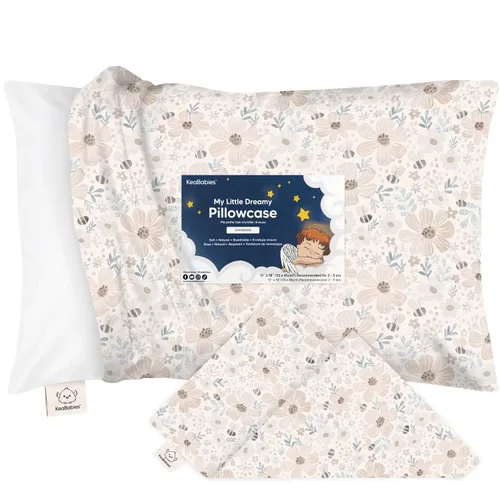 Miniatura 41 de KeaBabies Funda de almohada para niños pequeños de 13 x 18 pulgadas, funda de almohada de algodón orgánico para niños, niñas, funda de algodón suave