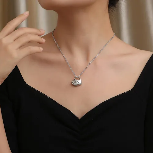Miniatura 6 de Joyería de urna de cremación para cenizas, collar de urna de recuerdo de cenizas para hombres y mujeres, colgante conmemorativo impermeable con kit