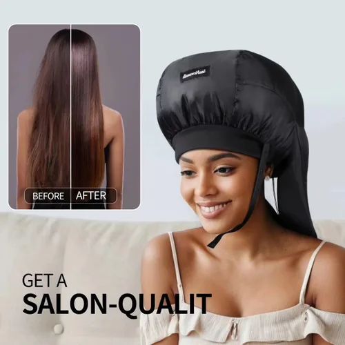 Miniatura 7 de Secador de Pelo con Gorro, Difusor de Pelo Ideal para Cabello Rizado, Tu Solución Definitiva - Gorra de Secador con Capacidad Amplia
