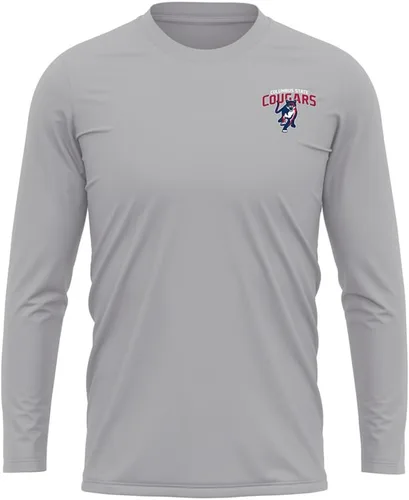 Miniatura 11 de Camisa deportiva de manga larga oficial de la NCAA Collegiate para hombre, con logotipo en el pecho izquierdo, colección Athletic Heather
