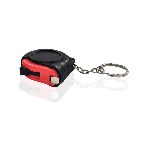 Cinta métrica retráctil de 3.3 ft/3 pies, mini llavero métrico / cinta métrica de pulgadas, regla de cinta portátil con bloqueo deslizante estable