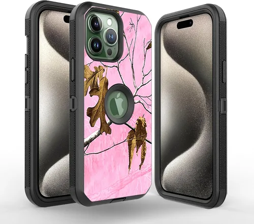 Miniatura 15 de 14 Pro Max - Funda protectora híbrida a prueba de golpes, diseño de doble capa, cubierta dura compatible con iPhone 14 Pro Max (negro y negro)