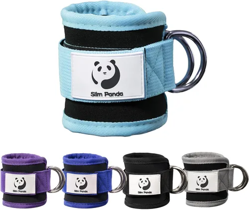 Miniatura 14 de Slim Panda Correa de tobillo para máquina de cable, tobillo para patadas, abductores de cadera, entrenamientos de glúteos, extensiones de piernas