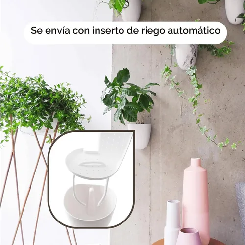Miniatura 3 de Make Good PlantPod Luxe - Macetas de pared con riego automático (juego de 3, verde bosque), fáciles de regar e instalar, ligeras, diseña tu propio