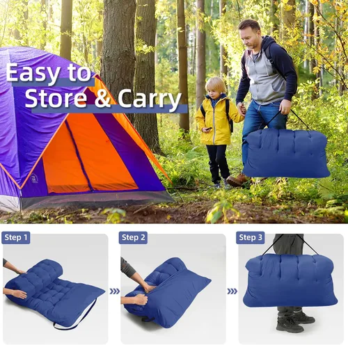 Miniatura 3 de Fragess - Cunas plegables de camping para adultos, cuna de 28" extra amplia con colchón removible, carga máxima de 600LBS, cunas para dormir