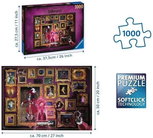 Miniatura 3 de Ravensburger - Rompecabezas de Maléfica, villanos maléficos de Disney