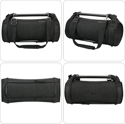 Miniatura 6 de Funda de transporte de viaje compatible con Sony SRS-XG500 X-Series Boombox portátil, dos lados de malla, funda protectora con correa para el hombro