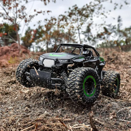 Miniatura 3 de BEZGAR TB142 - Coche de control remoto a escala 1:14, 12.4 mi/h 2WD todo terreno, vehículo eléctrico todoterreno con dos baterías recargables