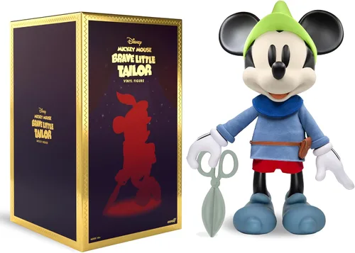 Miniatura 3 de Super7 Brave Little Tailor Mickey Mouse Disney Figura de Reacción Super Size de 16 pulgadas