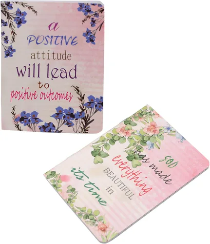 Miniatura 3 de YYaaloa 8 cuadernos de bolsillo inspiradores florales, cuadernos pequeños a granel para fiestas, oficina, hogar, compañeros de trabajo, suministros