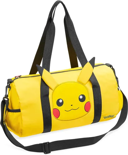 Pokemon Bolsa de viaje para niños, bolsa de gimnasio durante la noche, kit de fútbol deportivo Pikachu, bolsa de mano, bolsa de equipaje de mano,