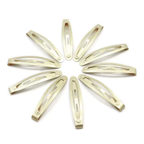 Miniatura 3 de 20 pinzas para el cabello de 1.8 in/1.77 pulgadas, accesorios para el cabello fino para mujeres (rubio)