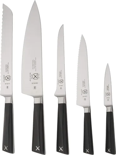 Miniatura 2 de Mercer Culinary Züm - Juego de bloques forjados de 6 piezas, madera de haya y vidrio