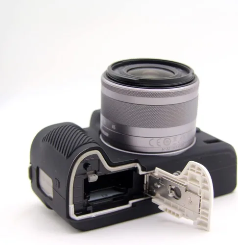 Miniatura 6 de Rieibi Funda de silicona para Canon M50 M50 Mark II Funda protectora de silicona suave para cámara digital Canon EOS M50 EOS M50 II, color negro
