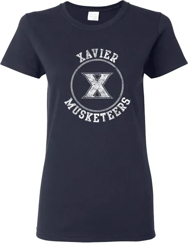 Miniatura 11 de NCAA - Camiseta para mujer, diseño de círculo envejecido, color del equipo, universidad