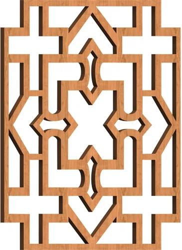 Miniatura 37 de Wise Paneles decorativos de madera con calado, extra pequeños, 7 3/8 pulgadas de ancho x 7 3/8 pulgadas de alto x 1/4 pulgadas de alto, roble rojo