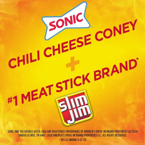 Miniatura 4 de Slim Jim Monster - Palitos de carne ahumada, sabor a coney de queso con chile sónico, alto contenido de proteínas, regalo de carne y queso