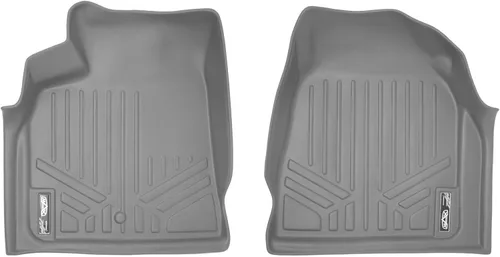 Miniatura 45 de SMARTLINER Juego de alfombrillas de piso de 2 filas compatibles con Chevrolet Traverse 2011-2017