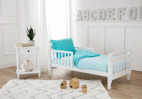 Miniatura 4 de TL Care Juego de ropa de cama de 4 piezas 100% percal de algodón para niños y niñas