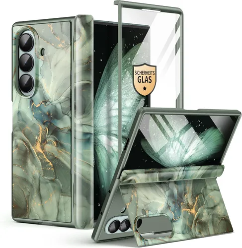 Miniatura 9 de GVIEWIN Funda para Z Fold 7 con Protector de Pantalla HD Integrado [Compatible con Magsafe][Soporte Oculto] Protección Magnética de Cuerpo Completo