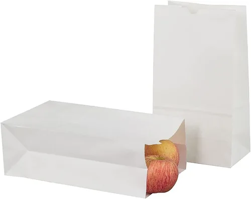 Miniatura 37 de Restaurantware Bag Tek - Bolsas de papel de 2 libras, 100 bolsas de almuerzo desechables, pequeñas para almuerzos, sándwiches y aperitivos, bolsas