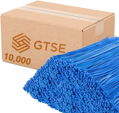 Miniatura 122 de GTSE - Paquete de 100 bridas con cremallera de 20.3 cm, color plateado/gris, 8.06 kg de resistencia, bridas de nailon grises resistentes a los rayos