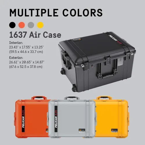 Miniatura 13 de Pelican Air 1637 - Funda sin espuma, color negro