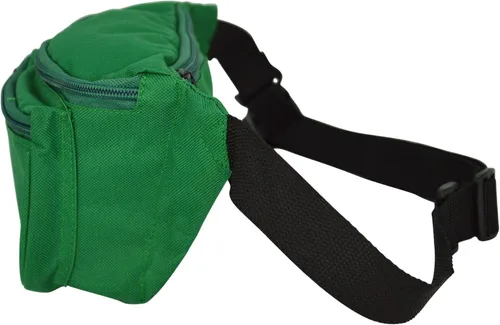 Miniatura 3 de DALIX Cangurera de 3 bolsillos Corrector de bolsa de dinero (verde)