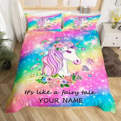 Miniatura 12 de Juego de ropa de cama personalizado con lentejuelas negras y doradas, funda de edredón de corazón dorado con purpurina para mujeres y hombres