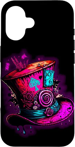 Miniatura 31 de Funda para iPhone 12/12 Pro We're All Mad Here Pink Steampunk Alicia en el país de las maravillas
