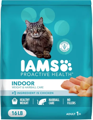 Miniatura 10 de Iams Proactive Health Adult Indoor Weight & Hairball Control Comida seca para gatos