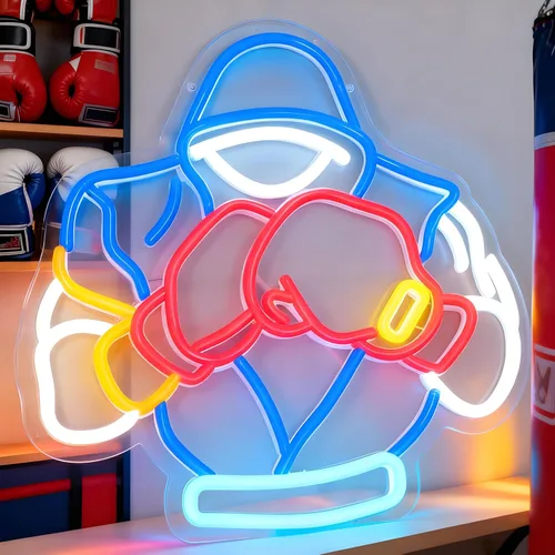 Miniatura 11 de Letrero de neón LED con texto en inglés "You Belong Here", luz de neón decorativa regulable alimentada por USB, para el hogar, sala de estar