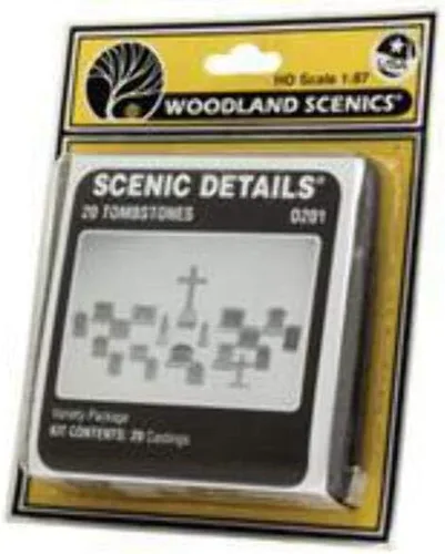 Miniatura 3 de Woodland Scenics Tombstones 20 Scenic Detalles