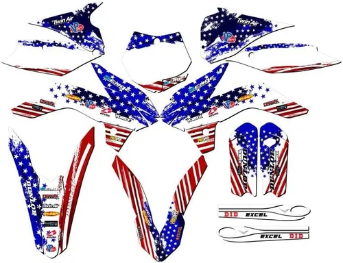 Miniatura 7 de Kit de base gráfica SX 105 Merica Grey Senge 2013-2014 compatible con KTM