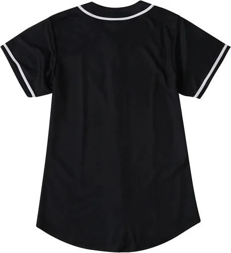 Miniatura 2 de CUTHBERT Traje de los años 90 para mujer, camiseta de béisbol Bel Air para fiesta temática, camiseta de manga corta para fiesta y club