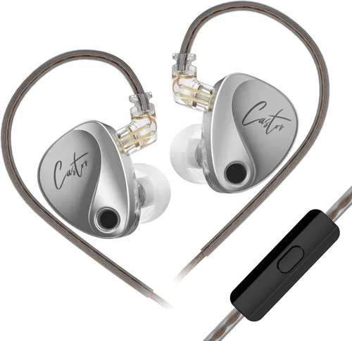 Miniatura 4 de KZ EDX PRO - Auriculares con cable IEM, auriculares estéreo de alta fidelidad con 1DD nuevo controlador dinámico de 0.394 in con cancelación
