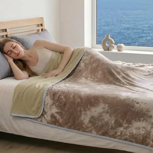 Miniatura 8 de Guohaoi Arc-Chill Q-Max - Manta refrescante para durmientes acalorados, tamaño individual de 50 x 70 pulgadas, ligera y transpirable, para sofá