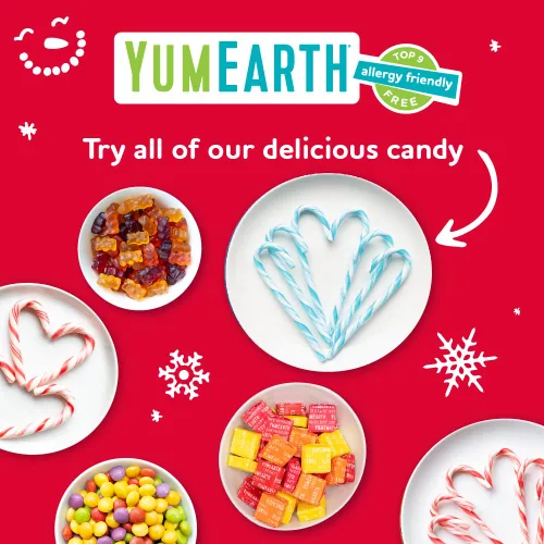 Miniatura 7 de YumEarth Bastones de caramelo orgánicos – Menta de tamaño matrimonial envueltos individualmente, aptos para alérgicos, sin OMG, sin gluten, veganos