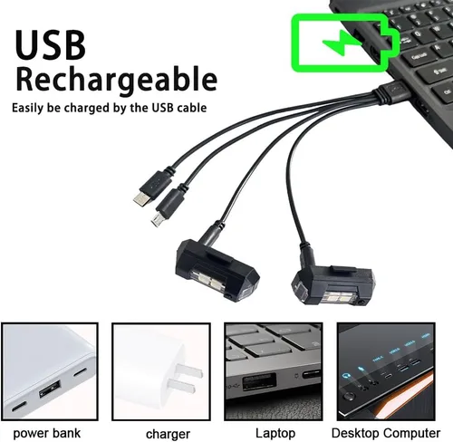 Miniatura 4 de 8 luces estroboscópicas LED inalámbricas con control remoto, 8 colores, impermeables, anticolisión, luces LED de advertencia, luces LED inalámbricas