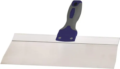 Warner 10922 ProGrip - Cuchillo de cinta para paneles de yeso de acero inoxidable, mango de agarre suave, 12 pulgadas