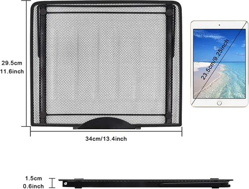 Miniatura 5 de Fayet Soporte de almohadilla de luz ajustable de versión grande, 12 puntos angulares para artistas XP-Pen, compatible con cuadernos de 10 a 17