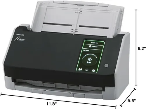 Miniatura 5 de RICOH fi-8040 Escáner Rápido de Oficina y Escritorio para Documentos, Recibos y Tarjetas de Identificación con Alimentador Automático de 50 Páginas