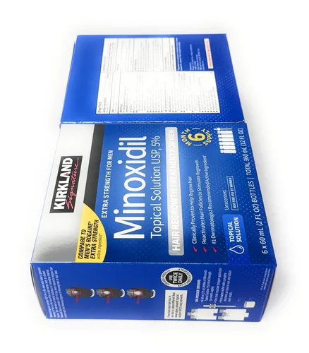 Miniatura 9 de Kirkland WeyDOc Minoxidil 5% Extra Fuerte Recrecimiento del Cabello para Hombres, 12 Meses