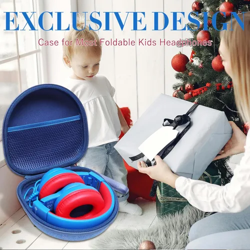 Miniatura 6 de Funda para auriculares infantiles compatible con iClever BTH12 / HS19 / BTH26 / JoySpark-T5 / Candy Bila BH03 / EarFun/IMYB/MIDOLA MD-B01 / noot