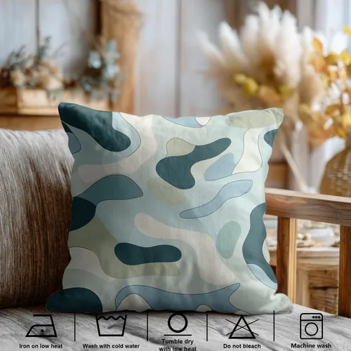 Miniatura 3 de Shrahala Abstract Art Modern Aesthetic Decorative Pillow Covers, Fluid Forms Minimalist Throw Pillow Cover Blended Hidden Zipper Cushion Cases for