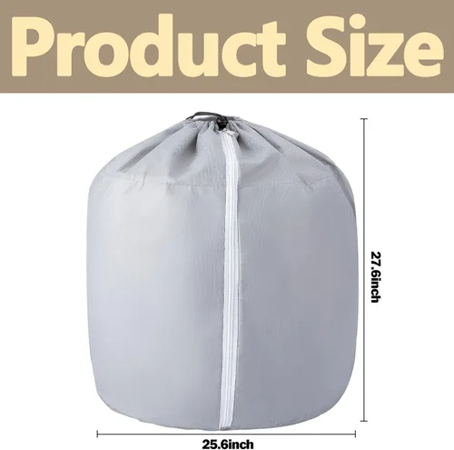 Miniatura 2 de Tlswshsy Paquete de 2 Protección de Invierno para Macetas de Plantas - 27.6" x 25.6" Bolsa de Protección para Macetas - Cubierta Antiheladas