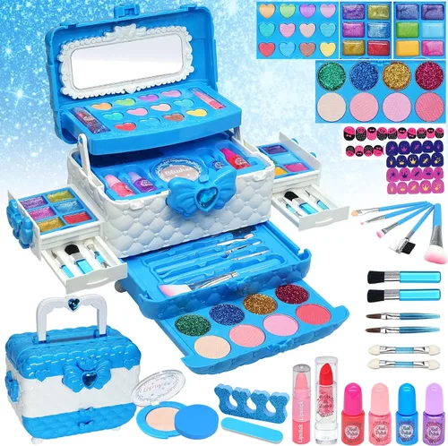 Miniatura 9 de Juegos de maquillaje para niñas – Juegos de maquillaje para niñas de 3 a 4 años, kit de maquillaje de juego, maquillaje para niñas, los mejores